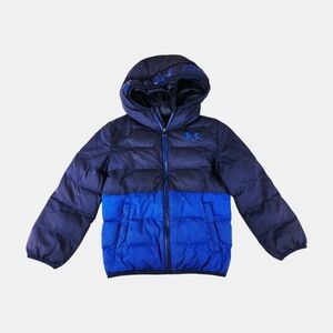 Under Armour Kids Navy and Royal Blue Puffer Jacket